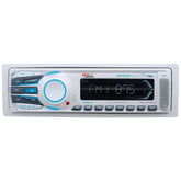 Boss Audio Systems MR1308UAB AM/FM/MP3 Compatible Multimedia Bluetooth Receiver with Detachable Panel - No CD/DVD, White